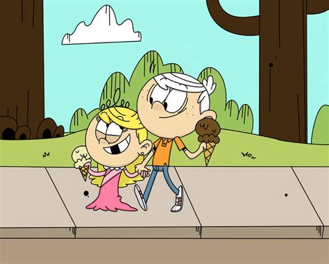 Loud House Lincoln And Lola Ice Cream Date By Homesliceheroes On Deviantart