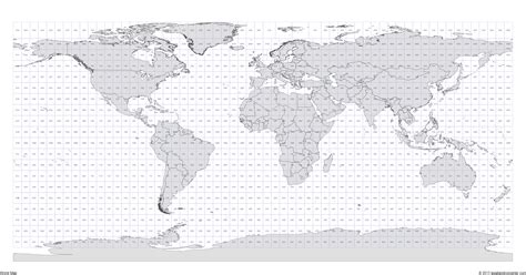 World Map With Latitude And Longitude Grid Campus Map