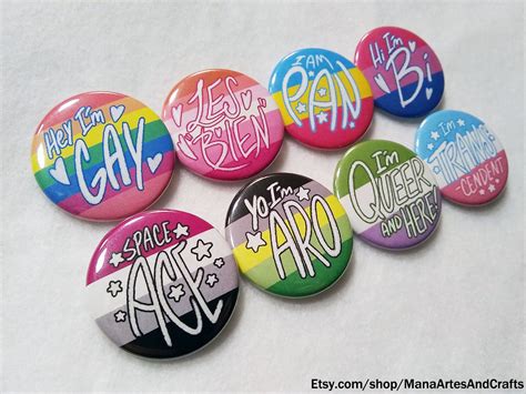 Lgbt Pun Pride Pin Buttons Pick Your Buttons 15 Etsy