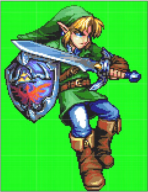 Link Pixel Art Maker Botw Link Pixel Art Maker Simple Draw Tool