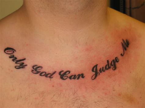 Only God Can Judge Me Tattoo Ideas EntertainmentMesh