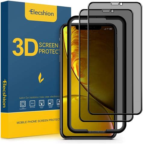 2 Pack Privacy Screen Protector Full Coverage61 Case Friendly