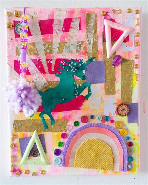 Meri Cherry Art Studio On Instagram “unicorn Meets Process Art