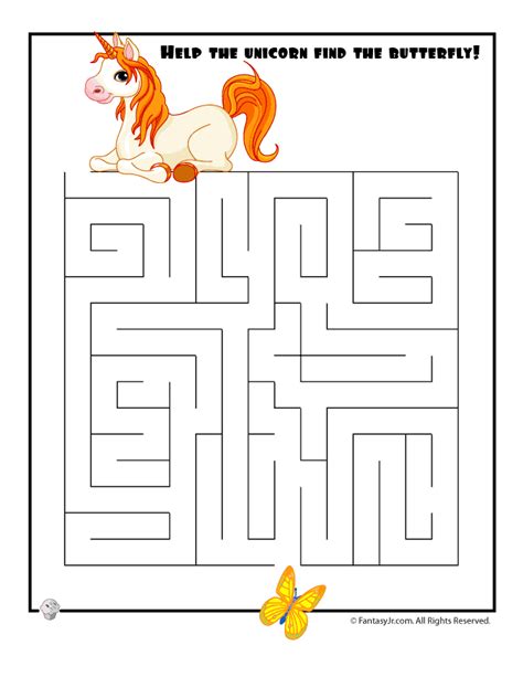 Use these free coloring pages to teach children about giving thanks to god. Easy Unicorn Maze - Woo! Jr. Kids Activities