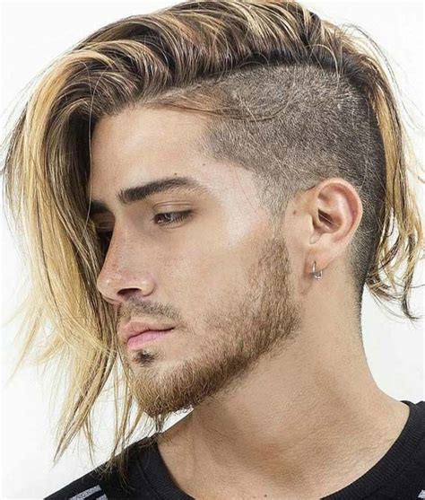 20 Long Hair Shaved Sides Men Fashion Style