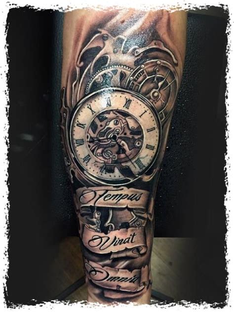 Das tattoo design und überhaupt die tattoo vorlagen sollen einfach gestaltet werden. Pin von Bernard auf tatoos | Uhren tattoos, Uhrwerk tattoo ...
