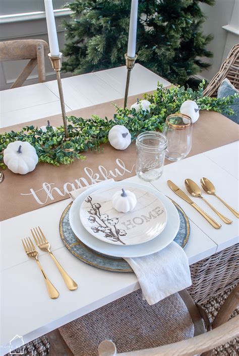 2 Thanksgiving Table Settings Home By Kmb