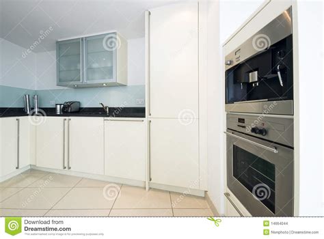Modern Fully Fitted Kitchen Stock Image 13874527
