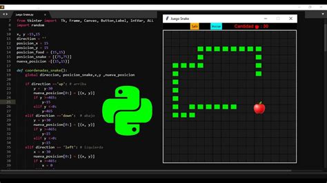 Como Programar Crear El Juego De Snake En Python Con Pygame Snake En