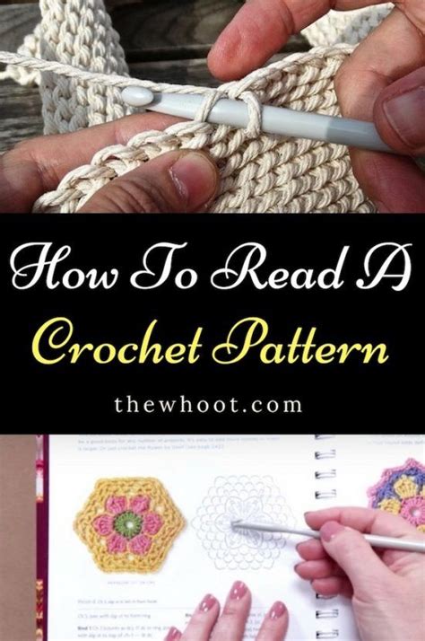 How To Read A Crochet Pattern Video The Whoot Crochet Stitches For