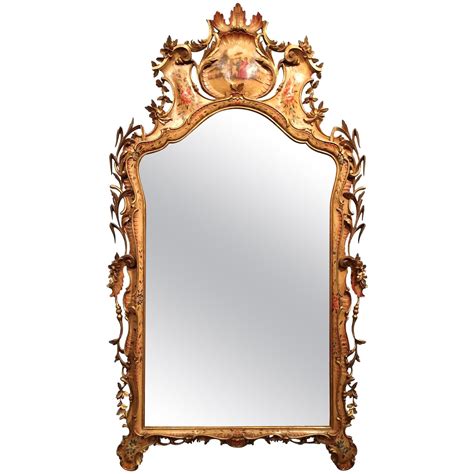 Early 20th Century Art Nouveau Carved Mirror Frame For Sale At 1stdibs