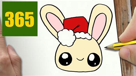 How To Draw A Christmas Rabbit Cute Christmas Special Youtube