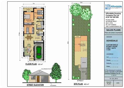 Single Story Narrow Lot Homes Plans Perth Jhmrad 68168
