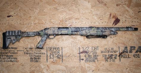 Mossberg Gauge Police Trade In Shotgun With Camo Stock And Finish Sportsman S Outdoor