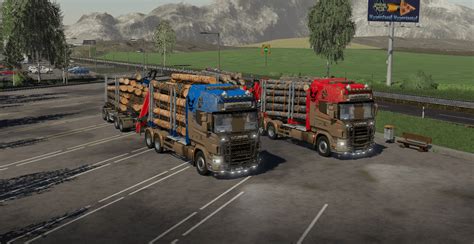 Scania R730s Timber Truck V1000 Ls2019 Farming Simulator 2022 Mod