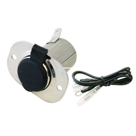 Invincible Marine 12v Stainless Steel Power Socket With Cover Overtons