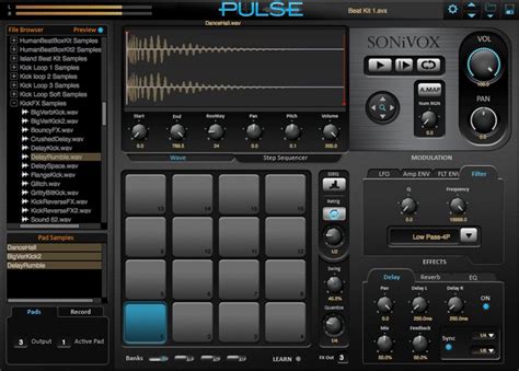 Pulse Advanced Production Instrument By Sonivox Sampler Sample Player Plugin Vst Audio Unit