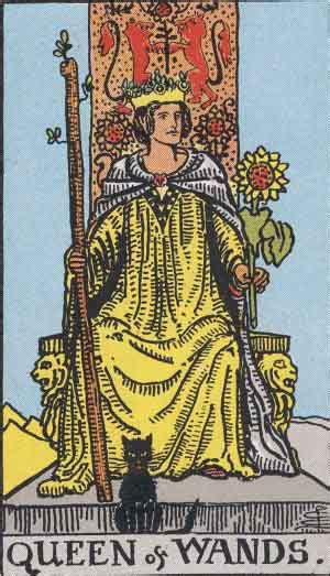 Queen of wands tarot card meaning & interpretations court cards, like the queen of wands, are unnumbered which makes using numerology to unlock their basic symbology a trickier exercise. Queen of Wands tarot card meaning | Tarot Angel & Goddess Oracles