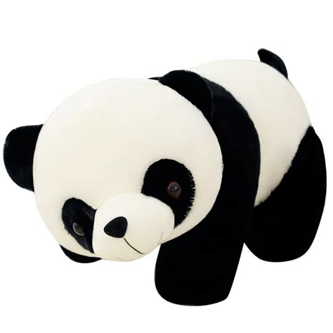 Sanwood Panda Doll Cute Cartoon Panda Cotton Stuffed Doll Soft Plush