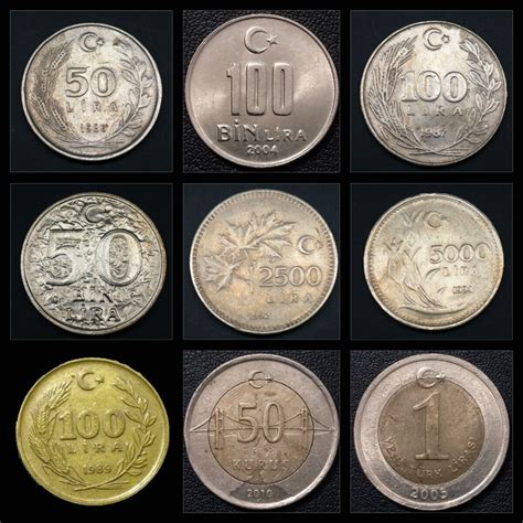 Turquia 1 Lira Coin Moedas Originais 100 Reais Para Cole O Oriente M