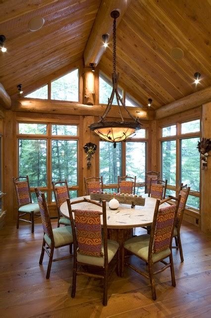 Dining Room Rustic Dining Room Minneapolis By Bill Michels Architect
