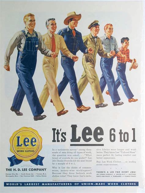 Lee Celebrates 125 Years Of Denim Know How Lee Jeans Vintage