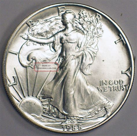 1988 American Silver Eagle Dollar Coin 999 1 Ounce Name Your Price