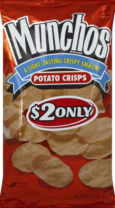 Munchos Munchos Potato Crisps Salty Snacks 425 Oz 420 Ounces