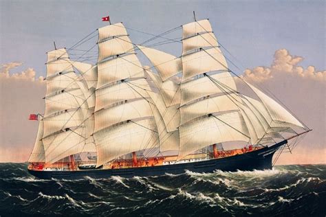 Somerset House Images Clipper Ship Three Brothers The Largest
