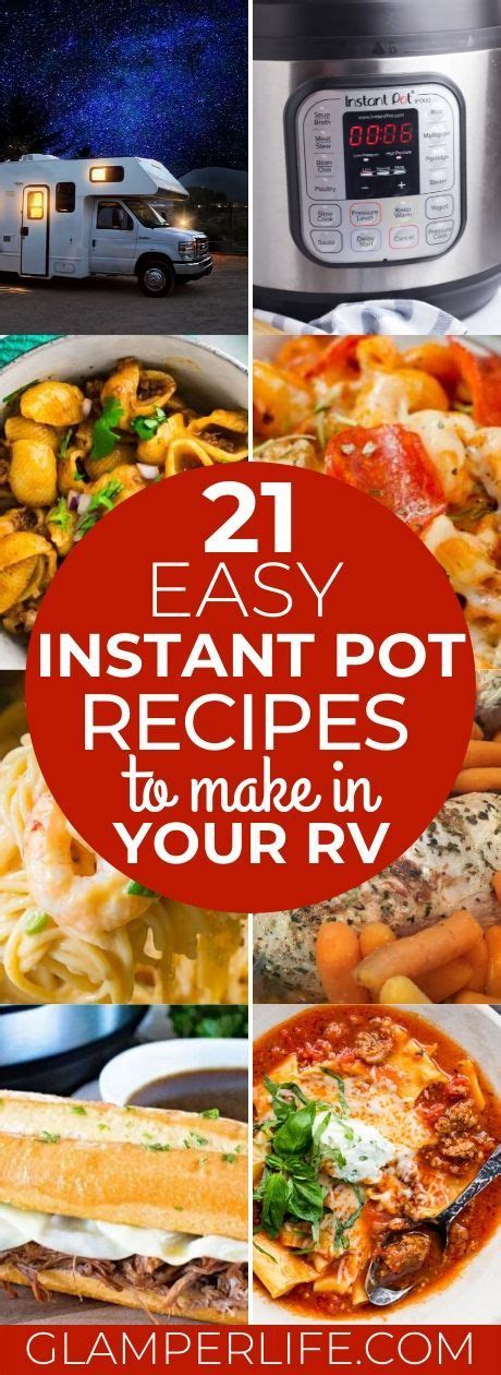 15 instant pot recipes that make cooking in your rv super easy. Do you travel in your RV with your Instant Pot? We do! We ...