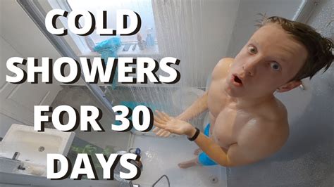 I Took Cold Showers For 30 Days Youtube
