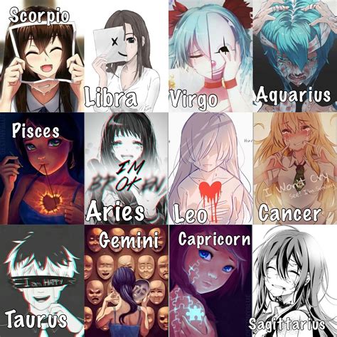 13 Anime Characters Zodiac Signs Anime Sarahsoriano