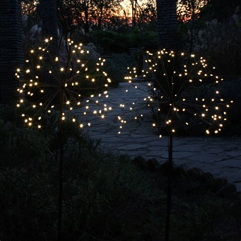 Solar Dandelion Clock Garden Lights