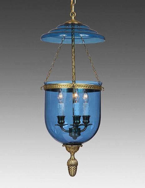 Bell Jar Lantern With Decorated Finial Federalist