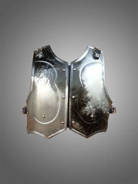 Larp Halve Cuirass Savage Warrior Steel Half Chest Armor Etsy In 2021