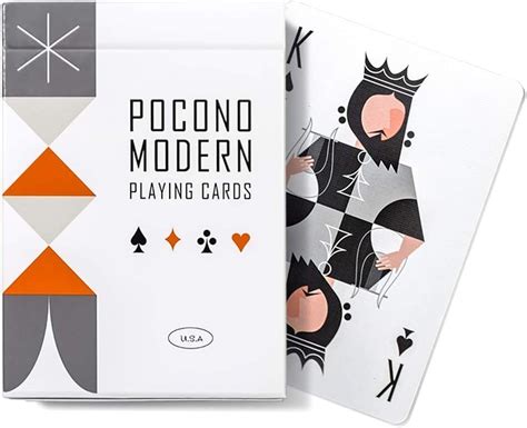 Pocono Modern Playing Cards Retro Deck Vintage Playing