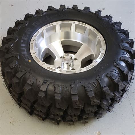 Kubota Rtv X900 1100 1120 1140 Tires Wheels Rims 27x10 14 Super Grip K9