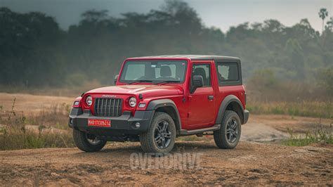 Mahindra Thar Rwd Launched Variants Explained Overdrive