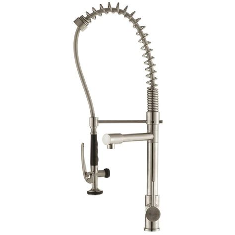Butler faucets provide separate, cold drinking water and are a great fit at a second sink or right next to your kitchen faucet. Restaurant Style Sprayer Faucet
