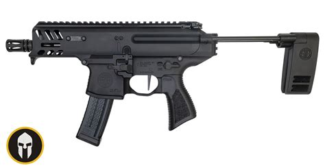 Sig Sauer Mpx K Mm Copperhead Pistol With Telescoping Pcb And Timney Trigger Black