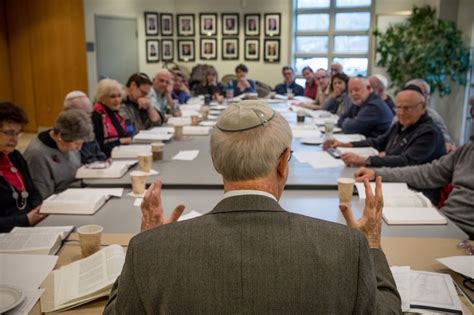 After 22 Years A Synagogue Study Group Finishes Reading The Torah From