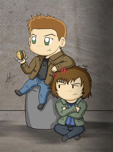 Dean And Sam Winchester By Redfield37 On Deviantart