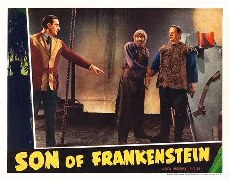 Lobby Card For Son Of Frankenstein 1939 Starring Boris Karloff