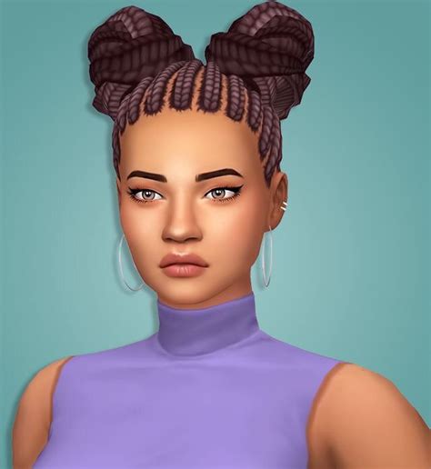 Sims 4 Cc Hair Buns Sims 4 Hairs ~ Birksches Sims Blog Bun On My