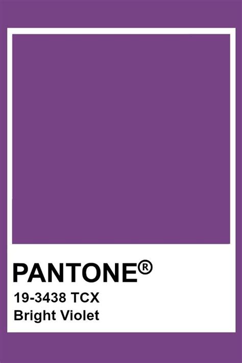 Pantone Bright Violet Paleta Pantone Pantone Tcx Pantone Palette Pantone Swatches Pantone