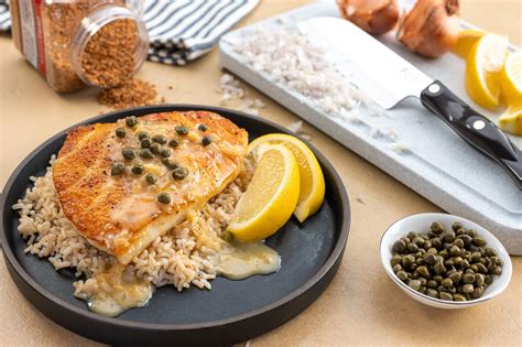 Chilean Sea Bass With Lemon Butter Sauce