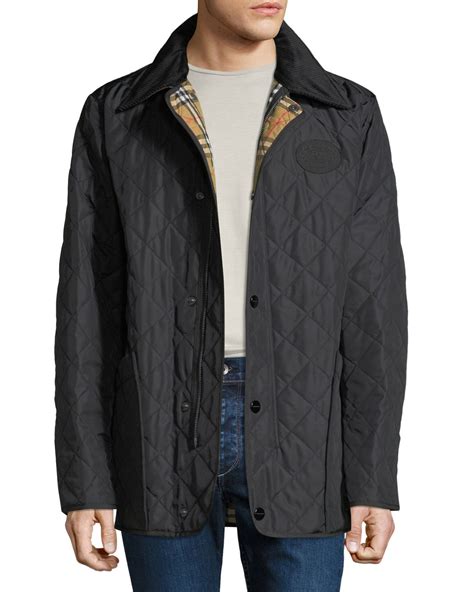 Burberry Mens Cotswold Signature Check Lining Jacket Neiman Marcus