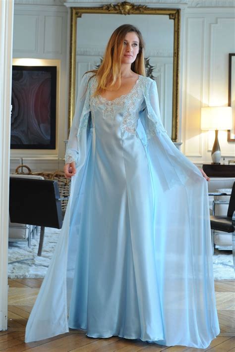 silkandsatin — sexysilkysatinystuff gorgeous silk gown night dress night gown gowns dresses