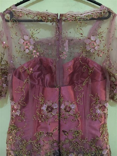 Dress Batik Mididress Brokat Baju Kondangan Kemben Torso Baju