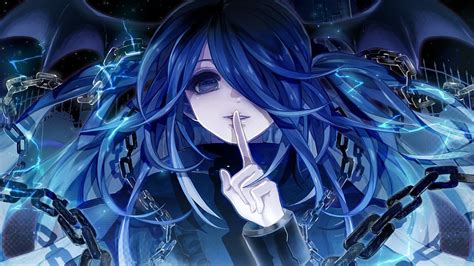 Anime Series Character Blue Hair Ophelia Blue Hair Eyes Girl Wallpaper